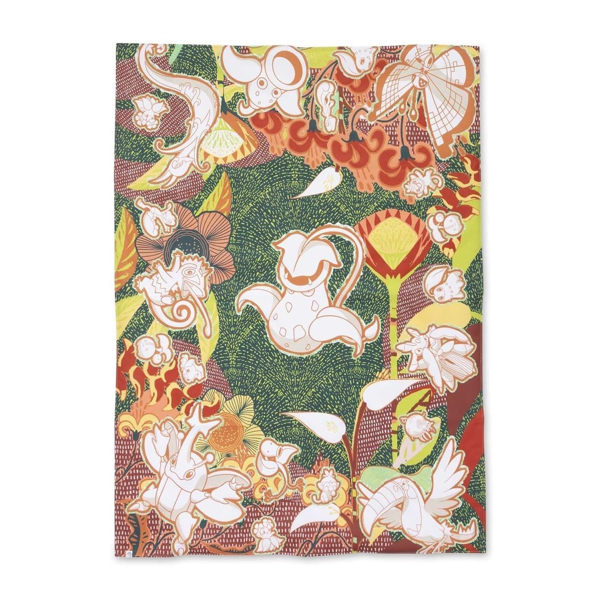 Nappe de salle à manger Pokémon en tissu haut de gamme forêt florale