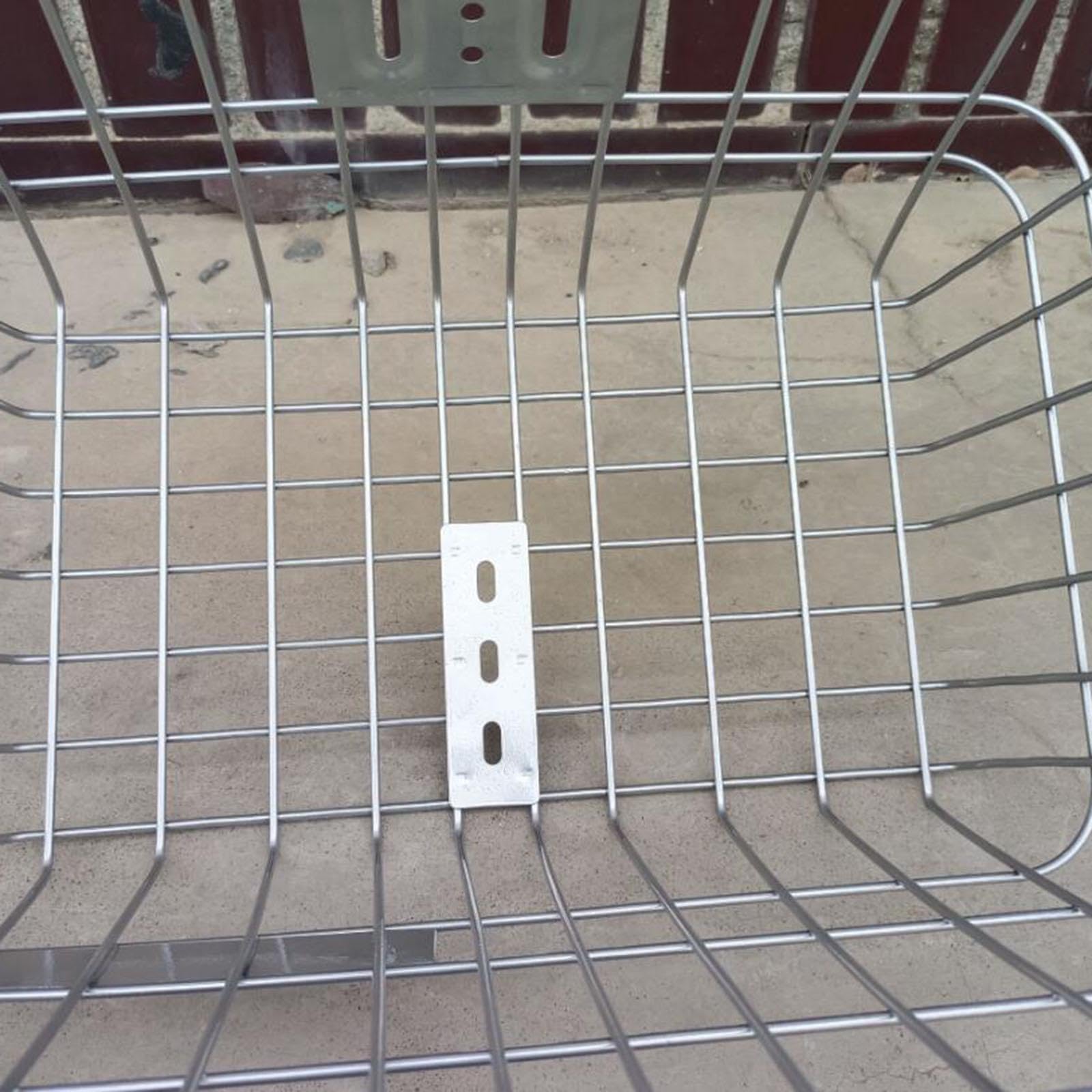 Cestino per Bicicletta Elettrica, Cestino Decorativo per Bicicletta, Portabiciclette in Filo Metallico, Cestino Portaoggetti per Campeggio All'ape