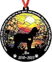 Vista 110 de Adorno personalizado para atrapasoles Bichon Frise, Bichon Frise Sun Catcher Adorno de Navidad – Regalo para perro amante, Bichon Frise 3D 2 capas