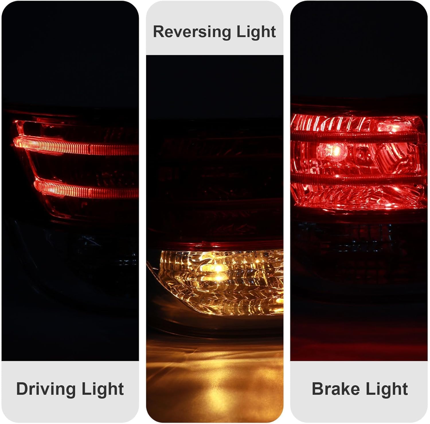 Tail lights Assembly Compatible with Honda Odyssey 2014-2017 OE Style Rear Left Outer Light Taillights Replacement for HO2804104 33550TK8A11