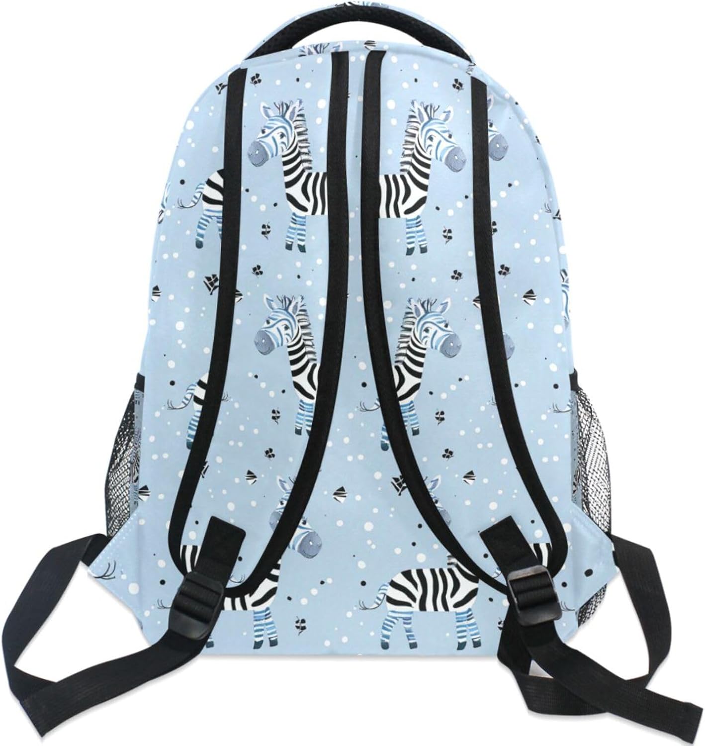 Kids Backpack Funny Zebra Animal Bookbag for Girls Boys Daypack Travel School Laptop Bag image 5