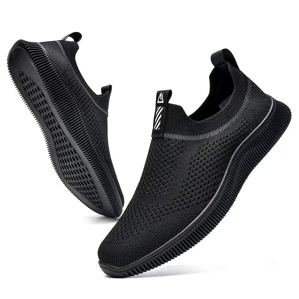 MrToNoMrToNo Slip On Sneakers Herren Damen Turnschuhe Sportschuhe Fitness Sporthalle Freizeitschuhe Atmungsaktiv Leichtgewichts Joggingschuhe Straßenlaufschuhe Bequem Laufschuhe Outdoor Walkingschuhe