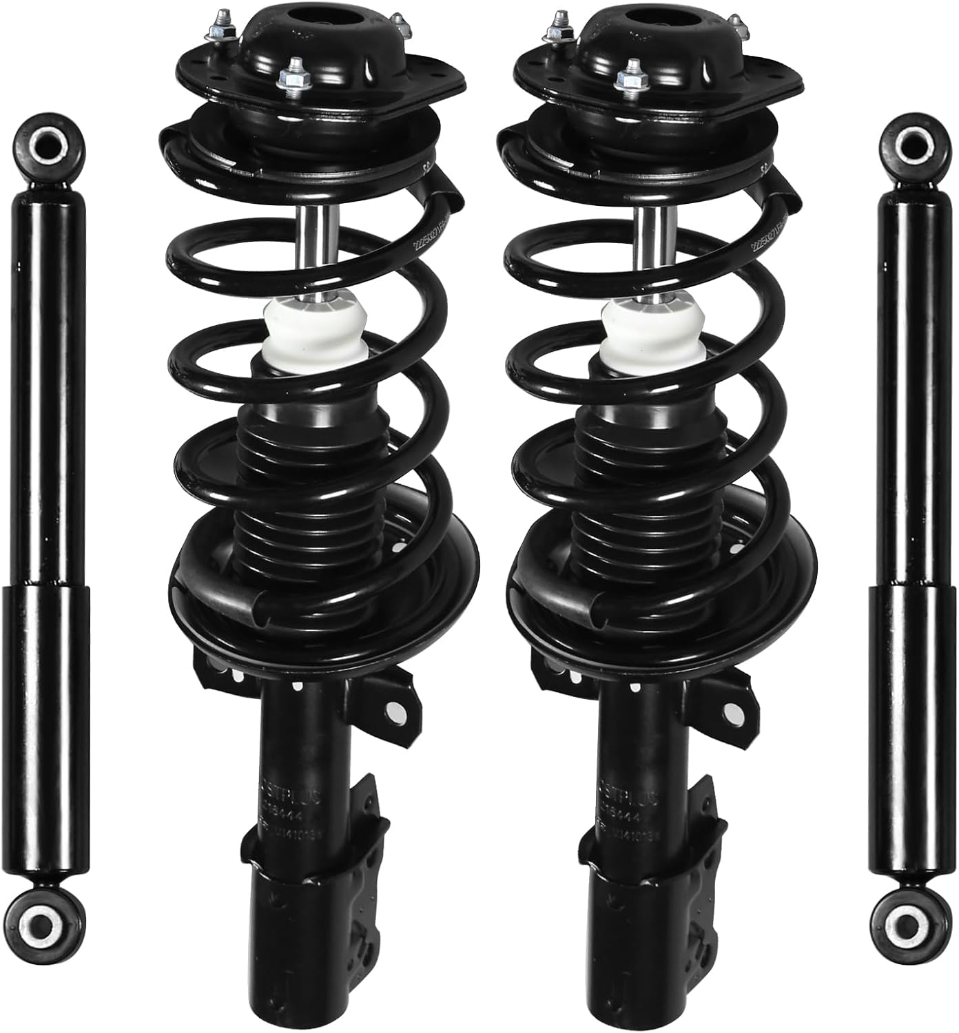 Peforway 4PCS Front & Rear Struts Shock Absorbers Assembly