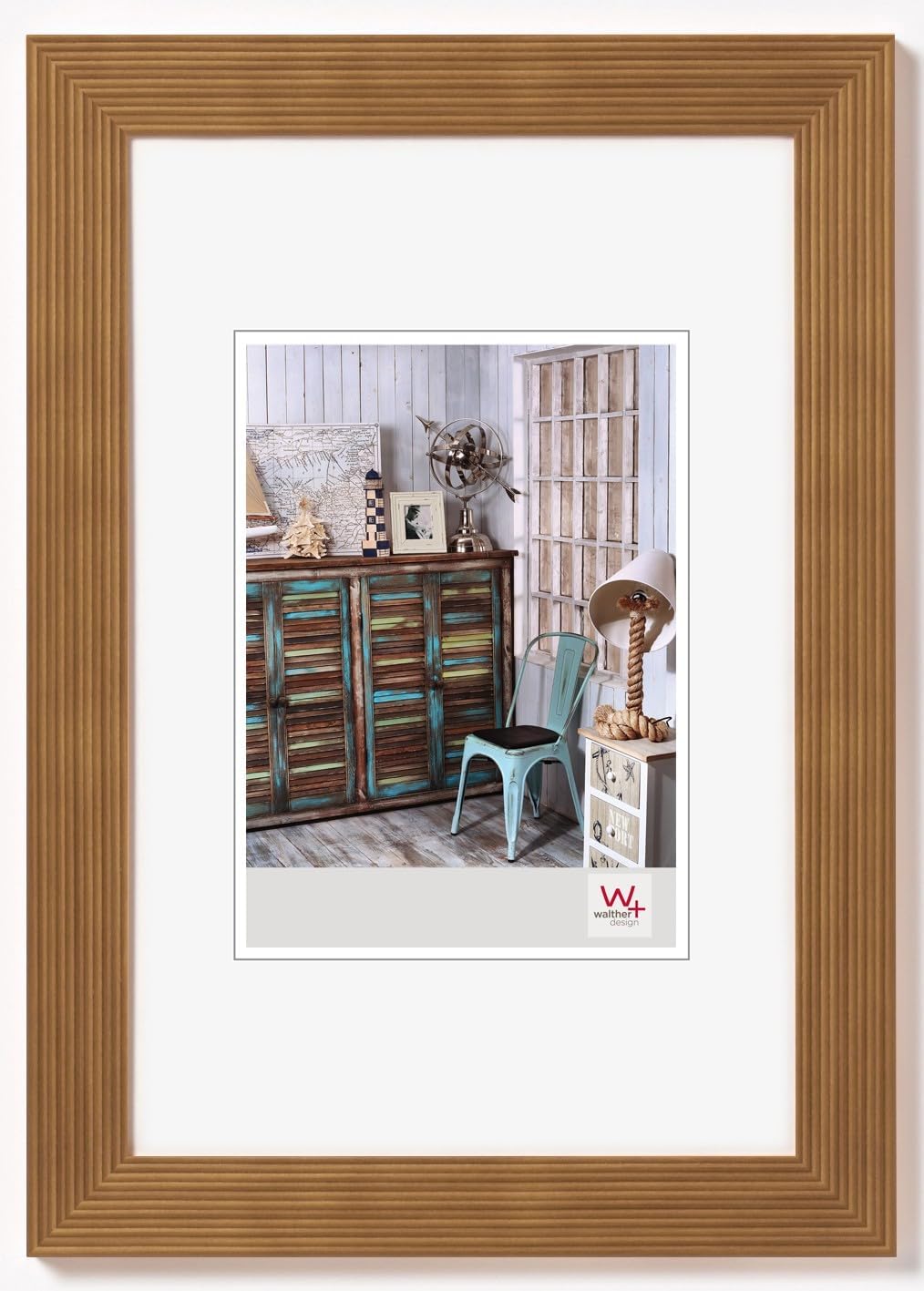 walther design Picture Frame Oak 18 x 24 cm Grado Wooden Frame HI824E