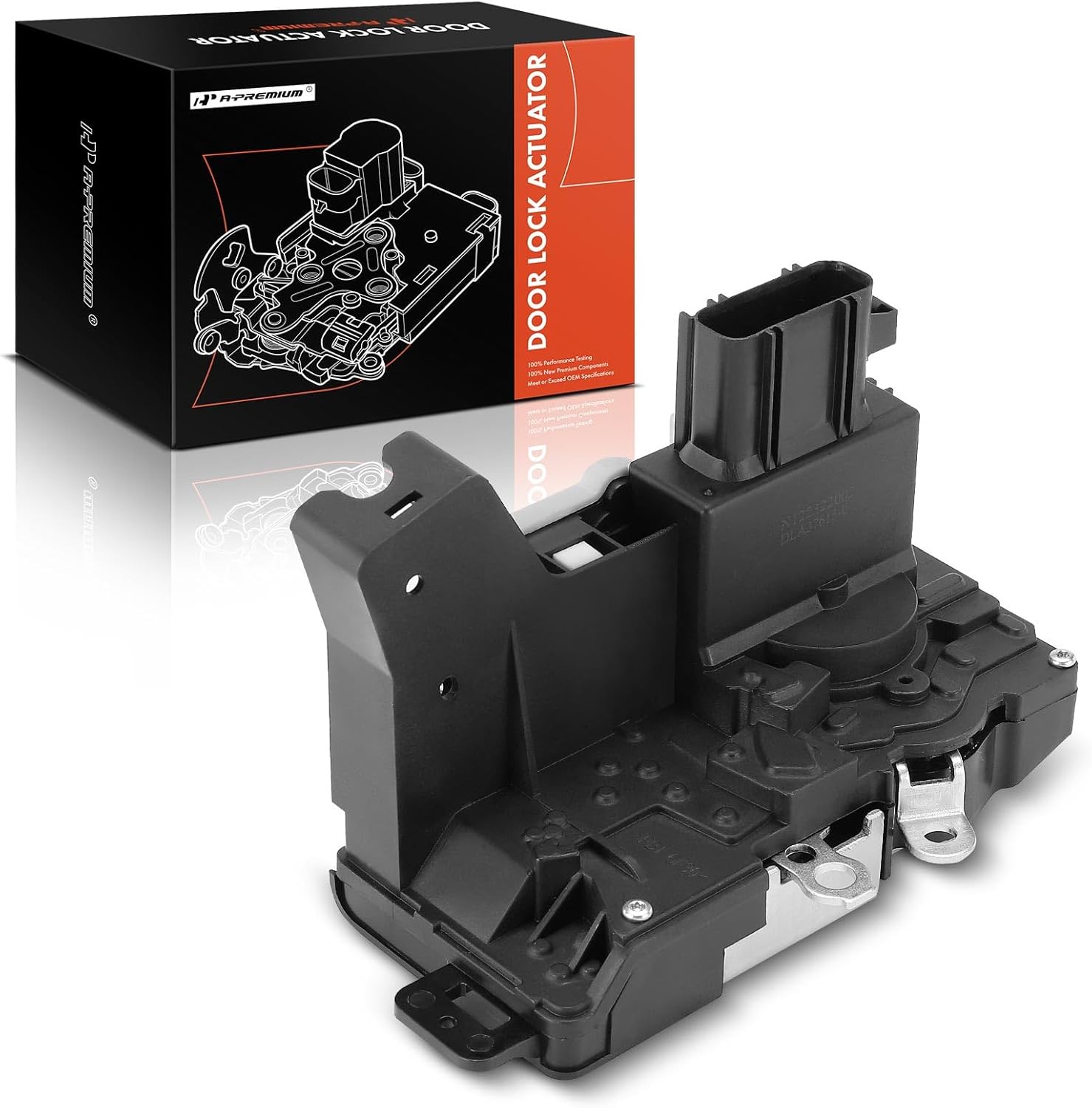 A-Premium Front Right Passenger Side Door Lock Actuator Compatible with Ford Fusion 2006-2012 & Lincoln Zephyr 2006, MKZ 2007-2012 & Mercury Milan 2006-2011