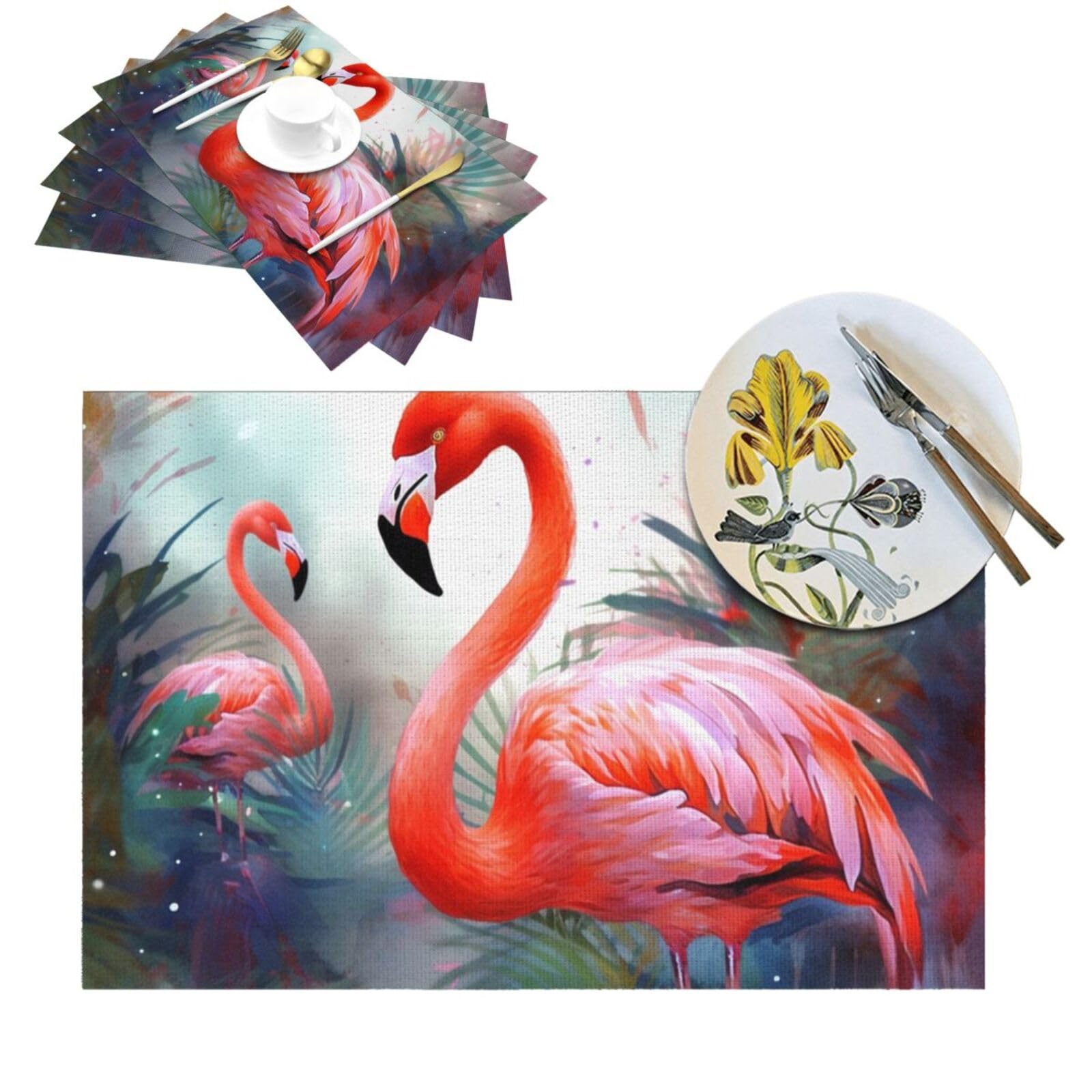Set de table cuisine PVC antidérapant résistant chaleur lot fête