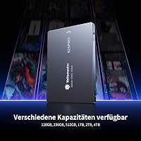 Yottamaster S25PRO 512GB SATA SSD 2.5" Aluminium Belső Merevlemez Laptophoz és PC-hez 3