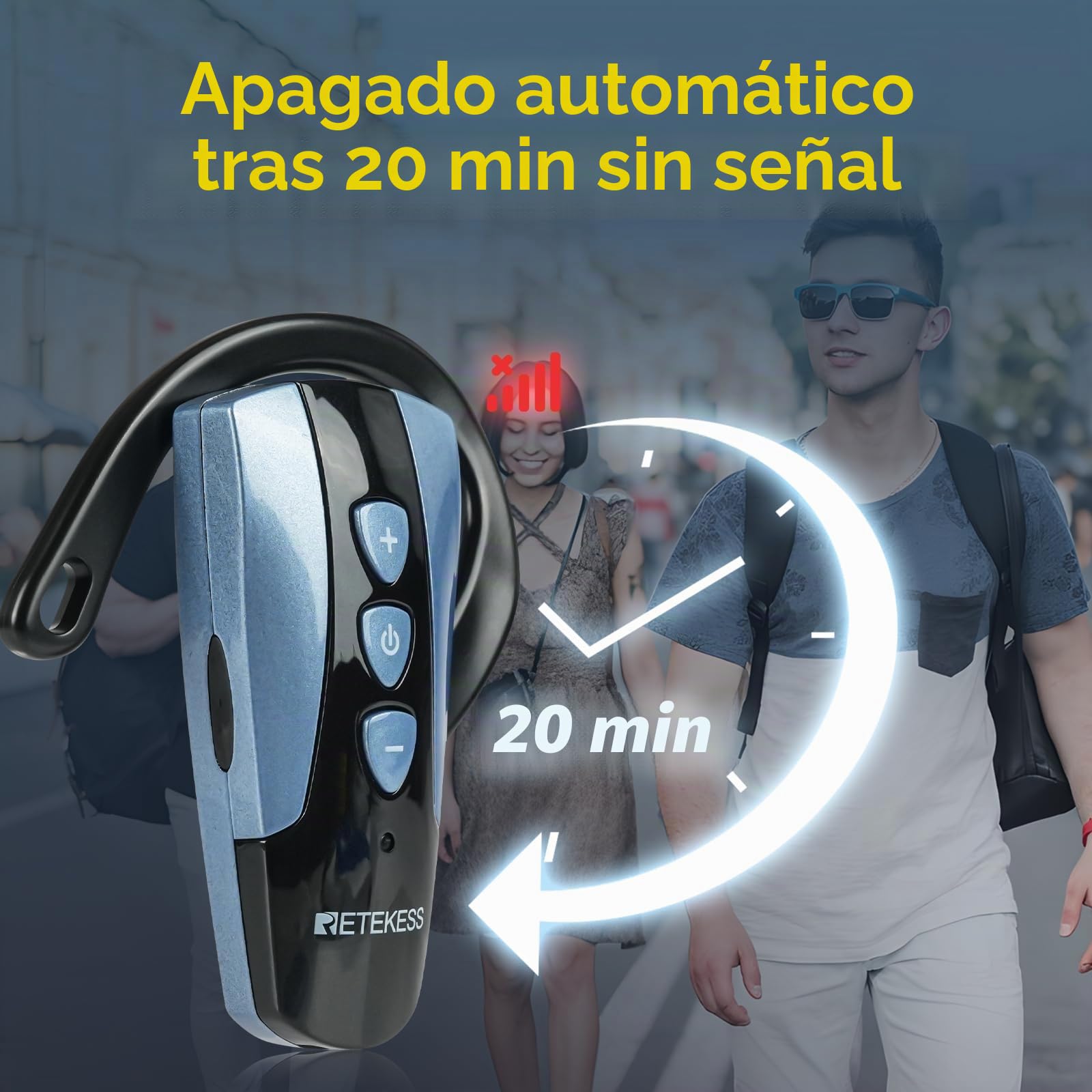 Retekess TT106S Audio Guia Turistico,Tour Guide System(2-20)