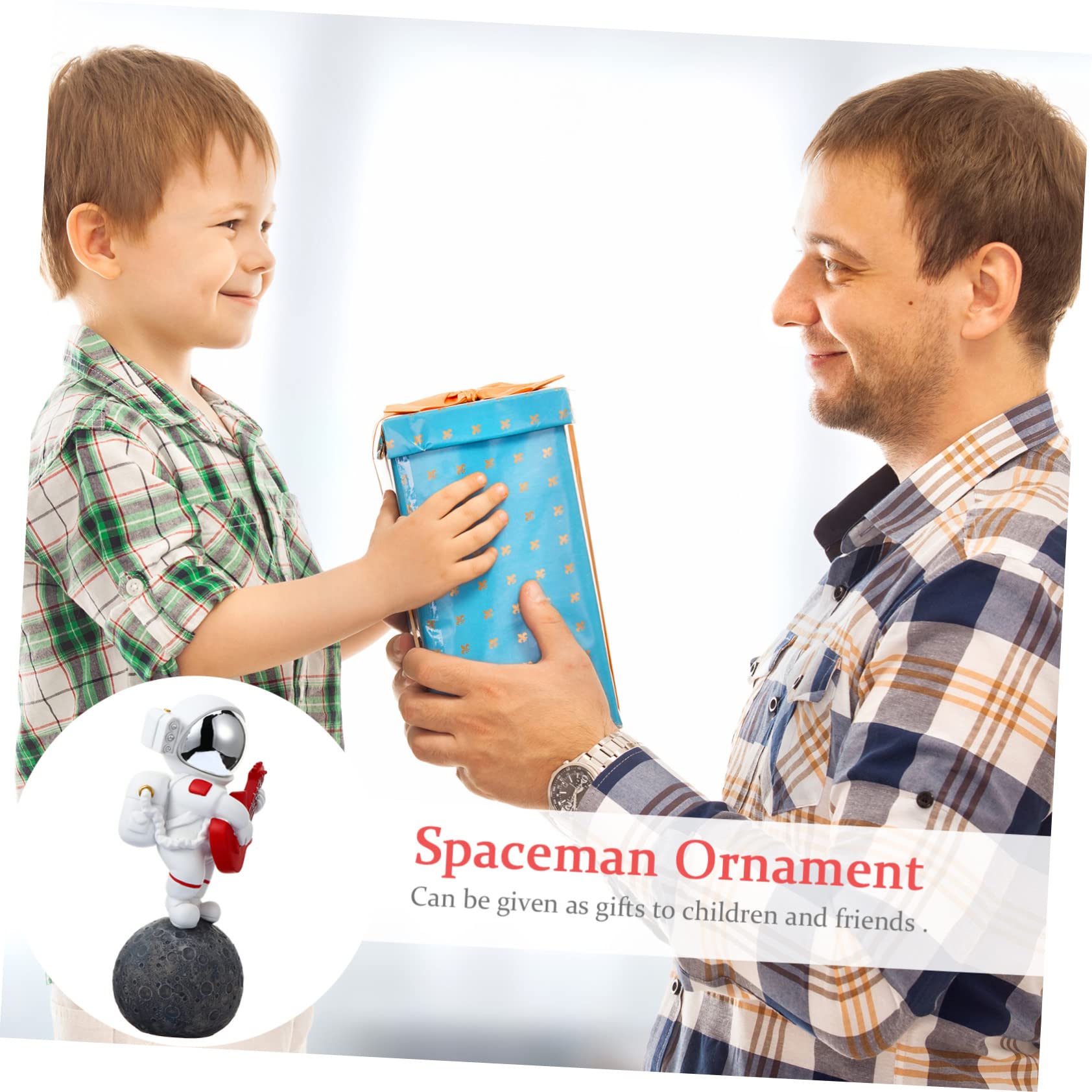 Zerodeko Figura de Astronauta de Resina, Adorno Creativo para Escritorio