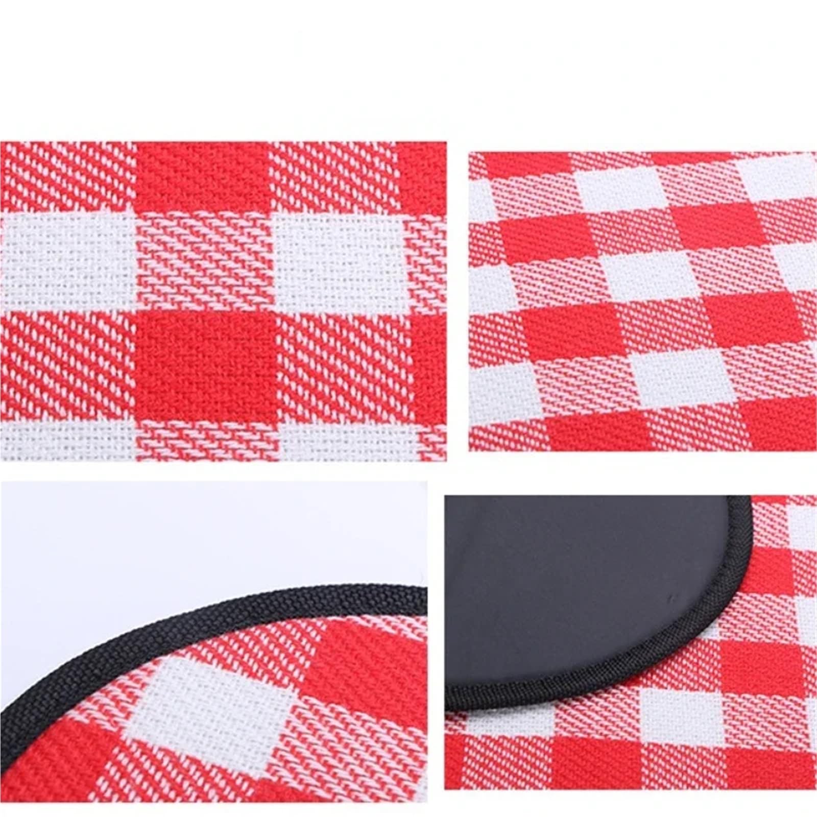 Tappetino da picnic impermeabile e da campeggio, coperta da spiaggia a quadri, rettangolare, grande, 200 x 200 cm, ideale per viaggi e riunioni di famiglia