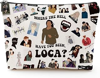 Twilight Saga Makeup Bag, Where The Hell Have You Been Loca, Twilight Merchandise, Travel Toiletry Makeup Organizer Zipper Pouch Twilight Merch for Movie Fans Girls Women