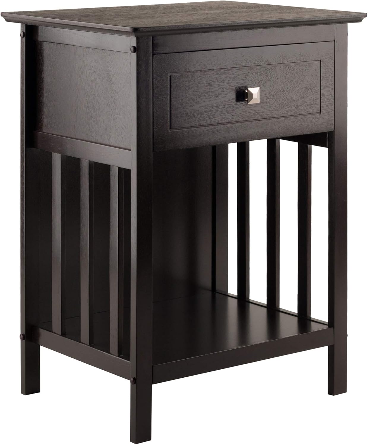 Winsome Marcel Accent Table, Coffee, 18.9 x 14.96 x 25