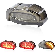 Universal Motorcycle LED Tail Lights Brake Taillights Integrated Turn Signals for Dirt Bike Ariel Rider X-Class Honda CBR650R TW200 Electric Bike Harley Yamaha Cruiser