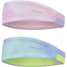 Kids Sports Headbands for Girls Boys, Moisture Wicking Sweatbands | Lightweight, stretchy & non-slip cooling hairbands for kids, colorful design, for soccer, basketball, running, tennis, school