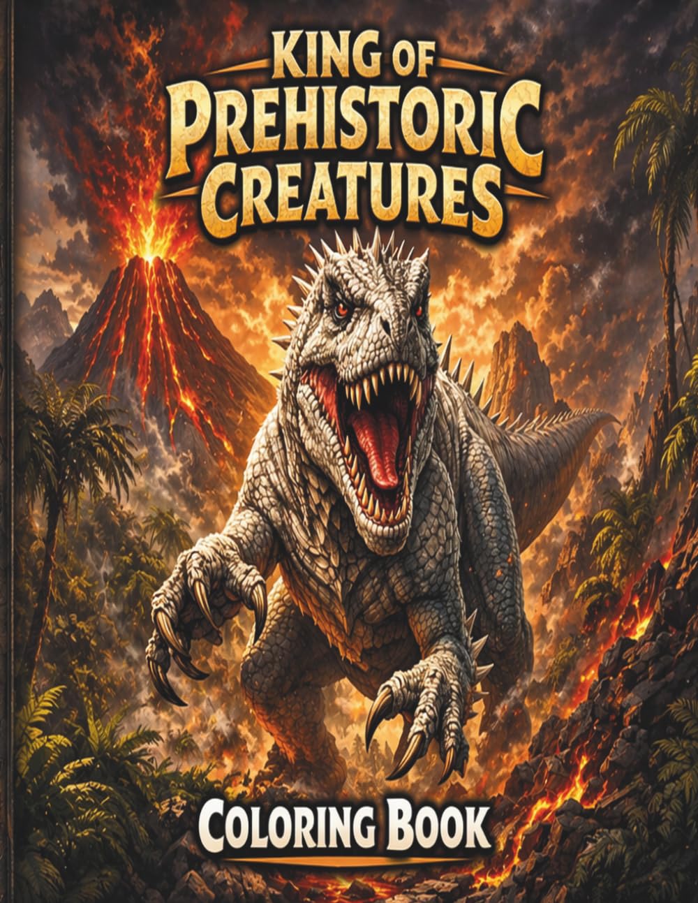KING OF PREHISTORIC CREATURES: COLORING BOOK