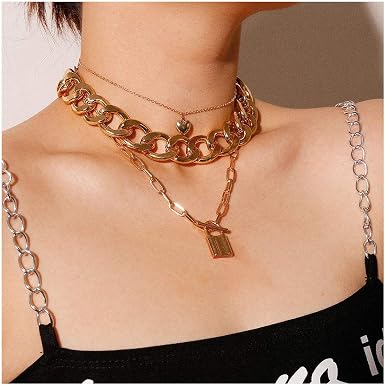 Multilayer Choker Necklaces Jewelry 