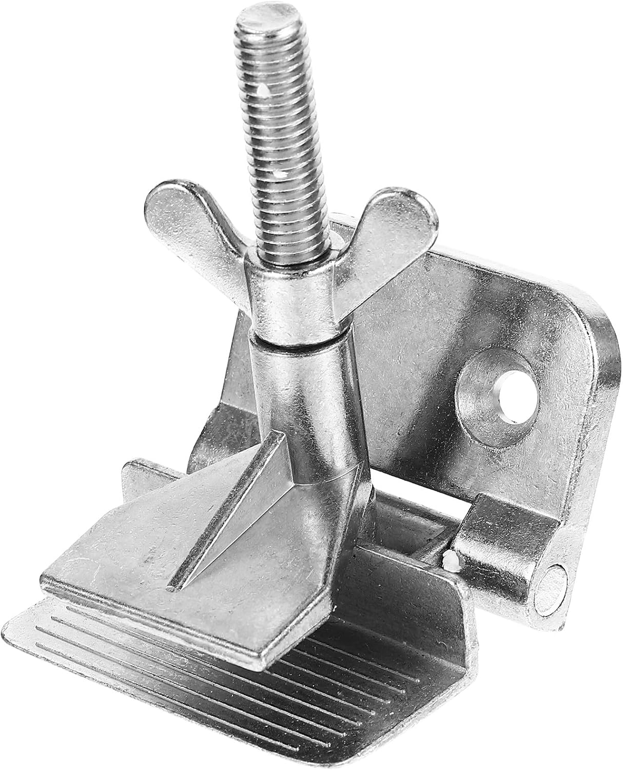 IWOWHERO Galvanized Metal Butterfly Hinge Clamp Silk Screen Printing Accessories for DIY Screen Printing Press Silver Color