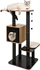 Vesper Cat Tree, High Base, Siyah, 52046
