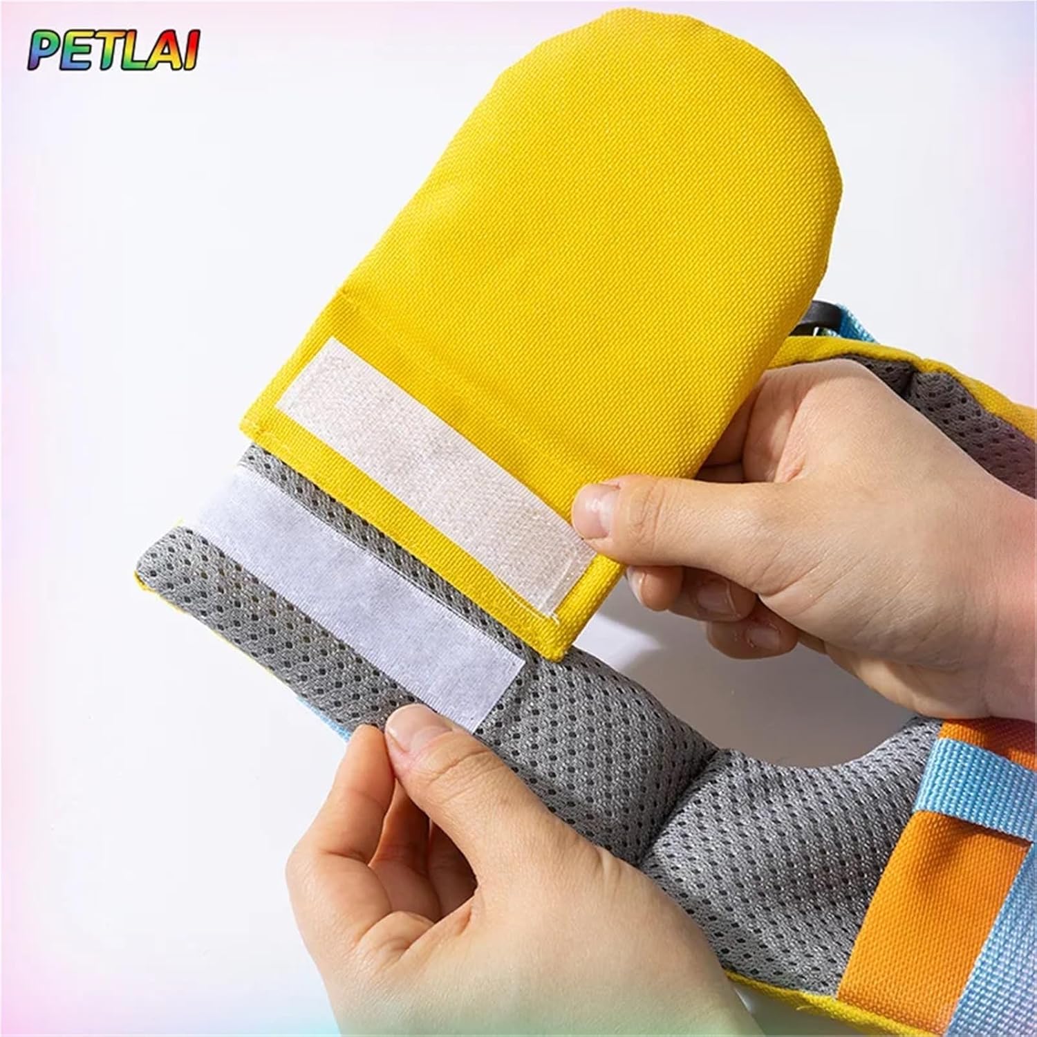 Dog Life Jacket Dog Life Jacket Vest Pet Spliced ​​Life Jacket Summer Swimming Wading Super Buoyancy Dog Swimsuit Small Medium Large Size Pet Portable Life Jacket Dopamine Yellow and Purple(Yellow,S)