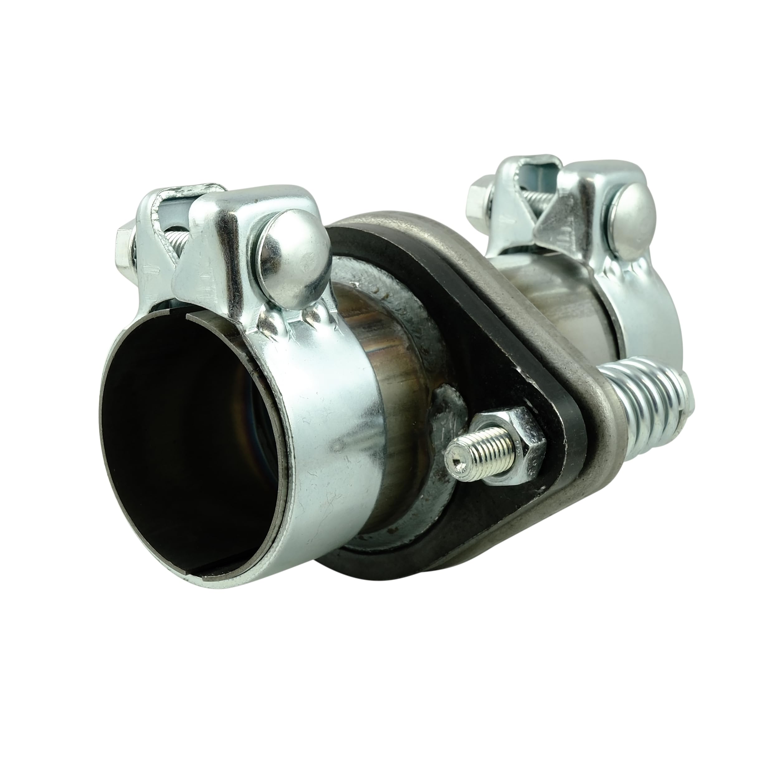 Auspuff Reparatursatz Flanschset Rohrverbinder Kompensator - Mit Schellen 55mm