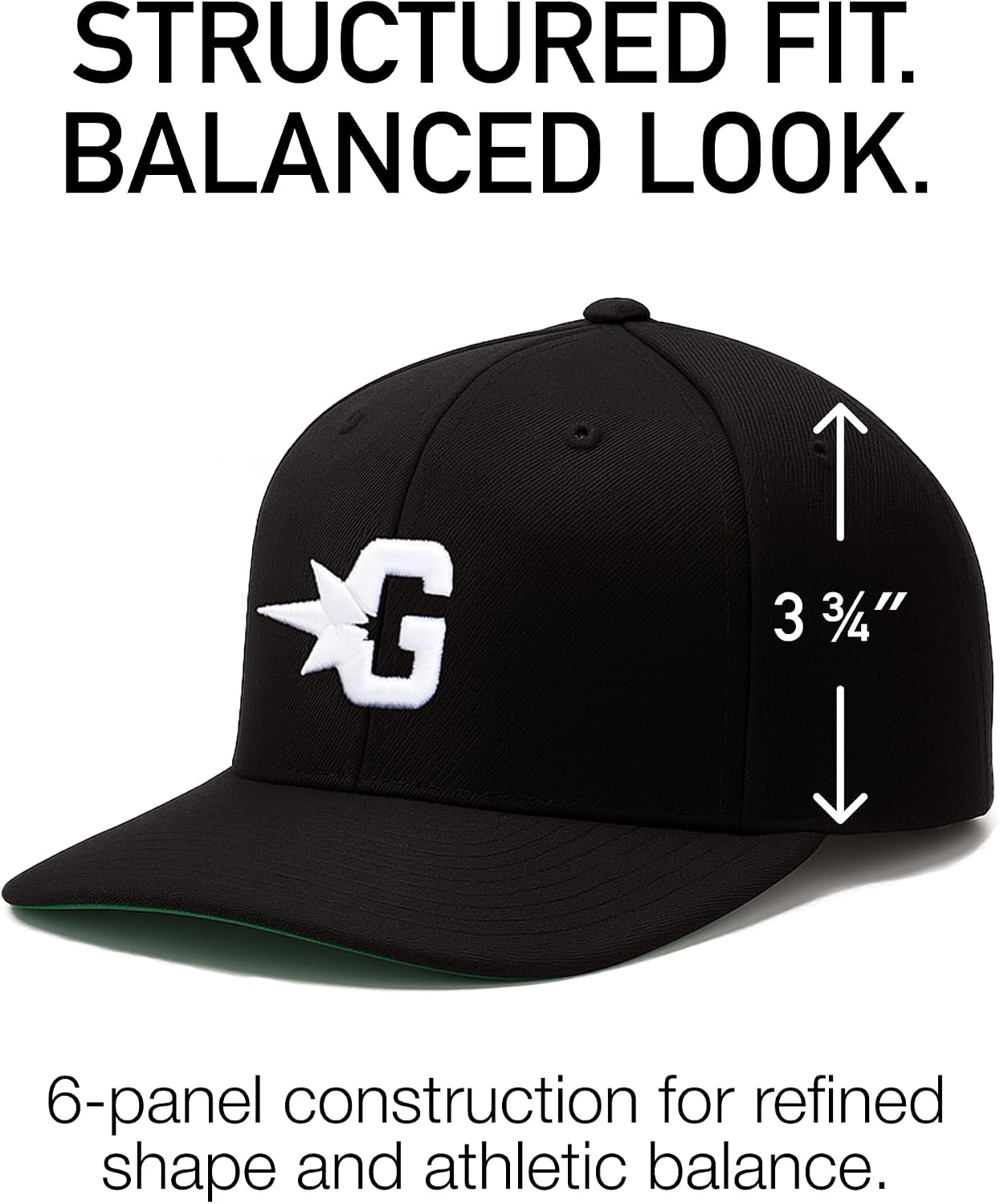 Glomar Baseball Cap | Classic Hat with Adjustable Back | One Size Fits All