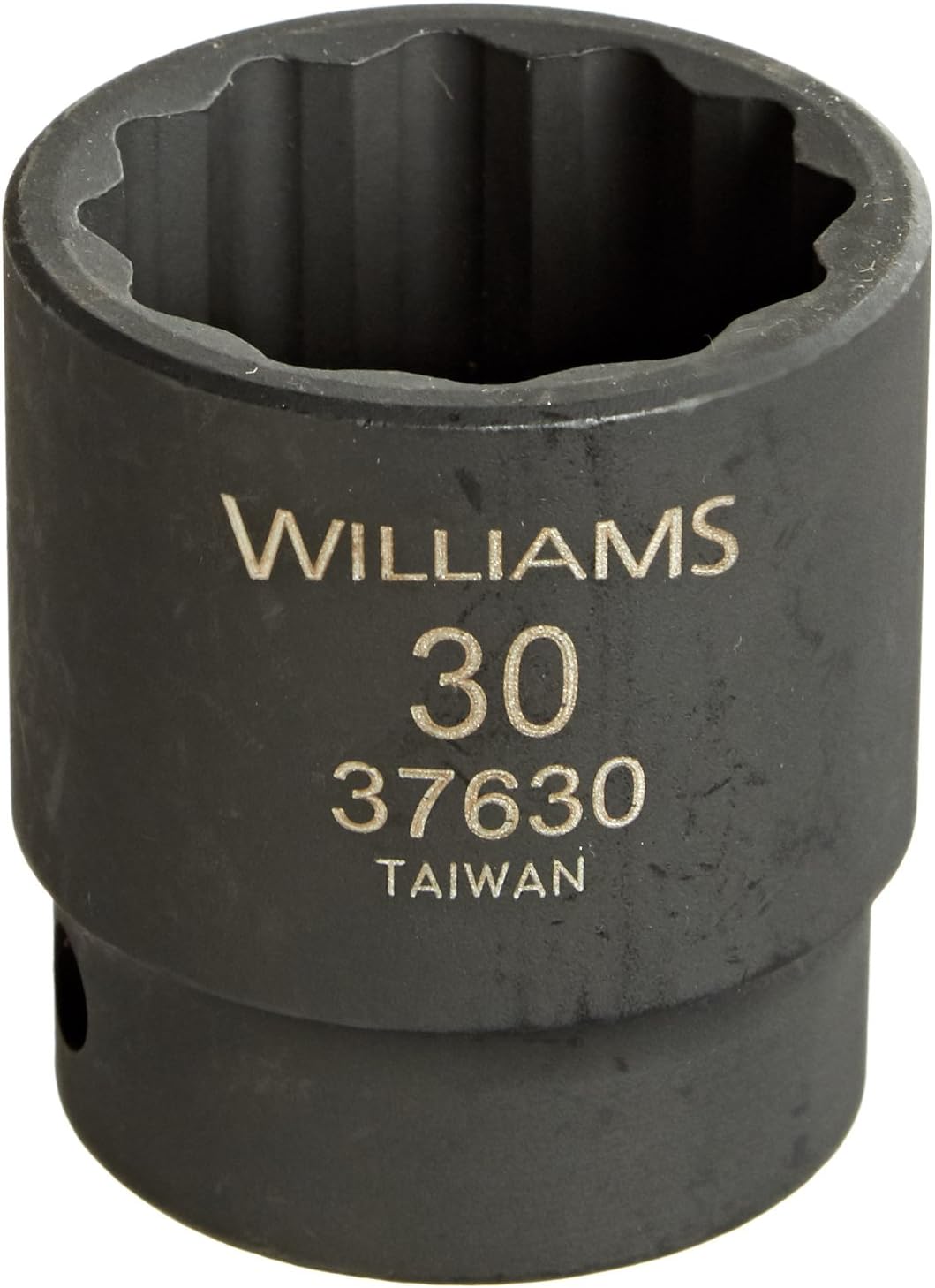 Williams 37630 1/2-Inch Drive 30mm Standard Impact Socket, 12-Point