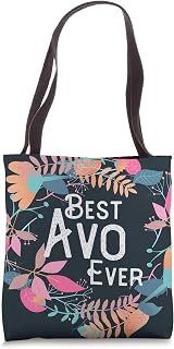 Grandmother Avo Brazilian Portuguese Tropical Flower Tote Bag