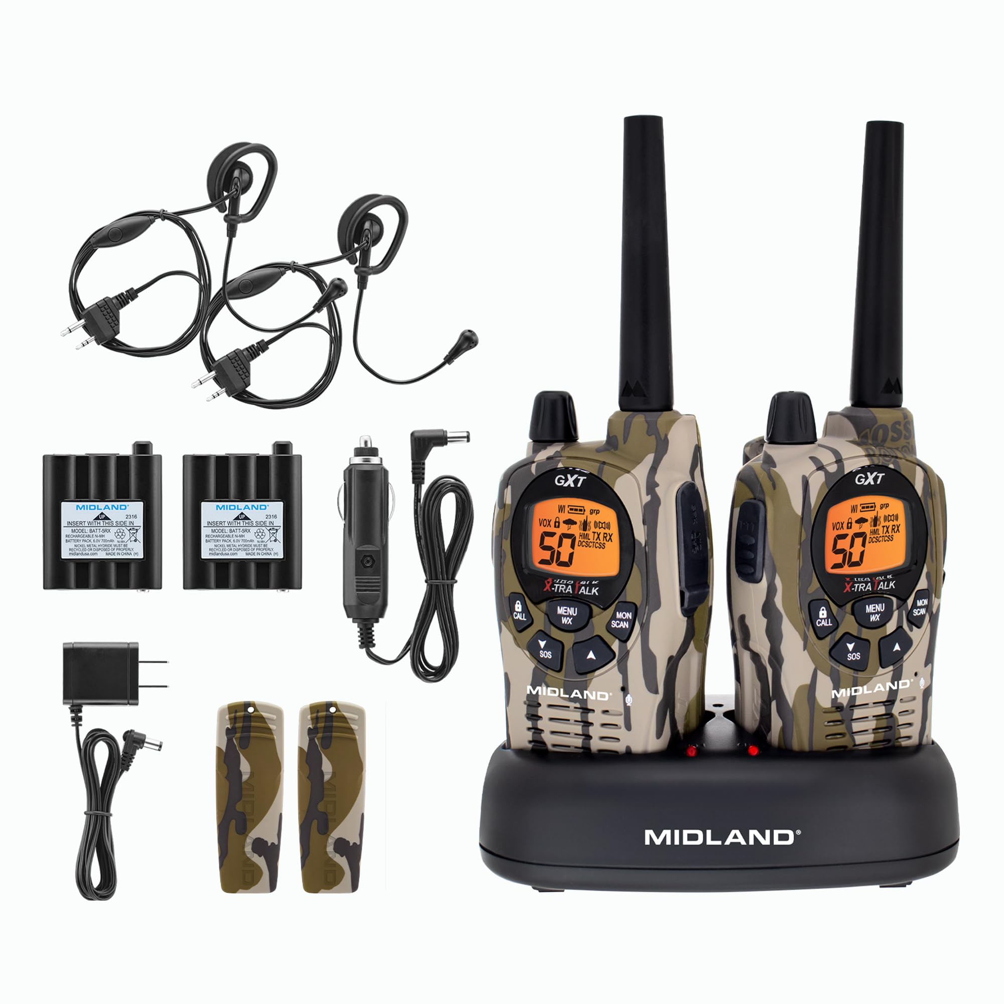 Midland GXT1000VP4 GMRS Two-Way Radios with Headsets, Black, 2 Pack — Amazon image 13