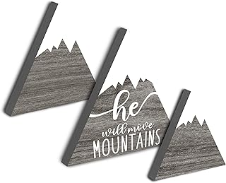 3pc Mountain Decor Gray Nursery Set, Gray Nursery Decor, Woodland Nursery Decor, Gray Baby Nursery, Woodland Decor, Baby Nursery Decor, Nursery Wall Decor, Baby Decor for Nursery, Nursery Girl Decor Gray