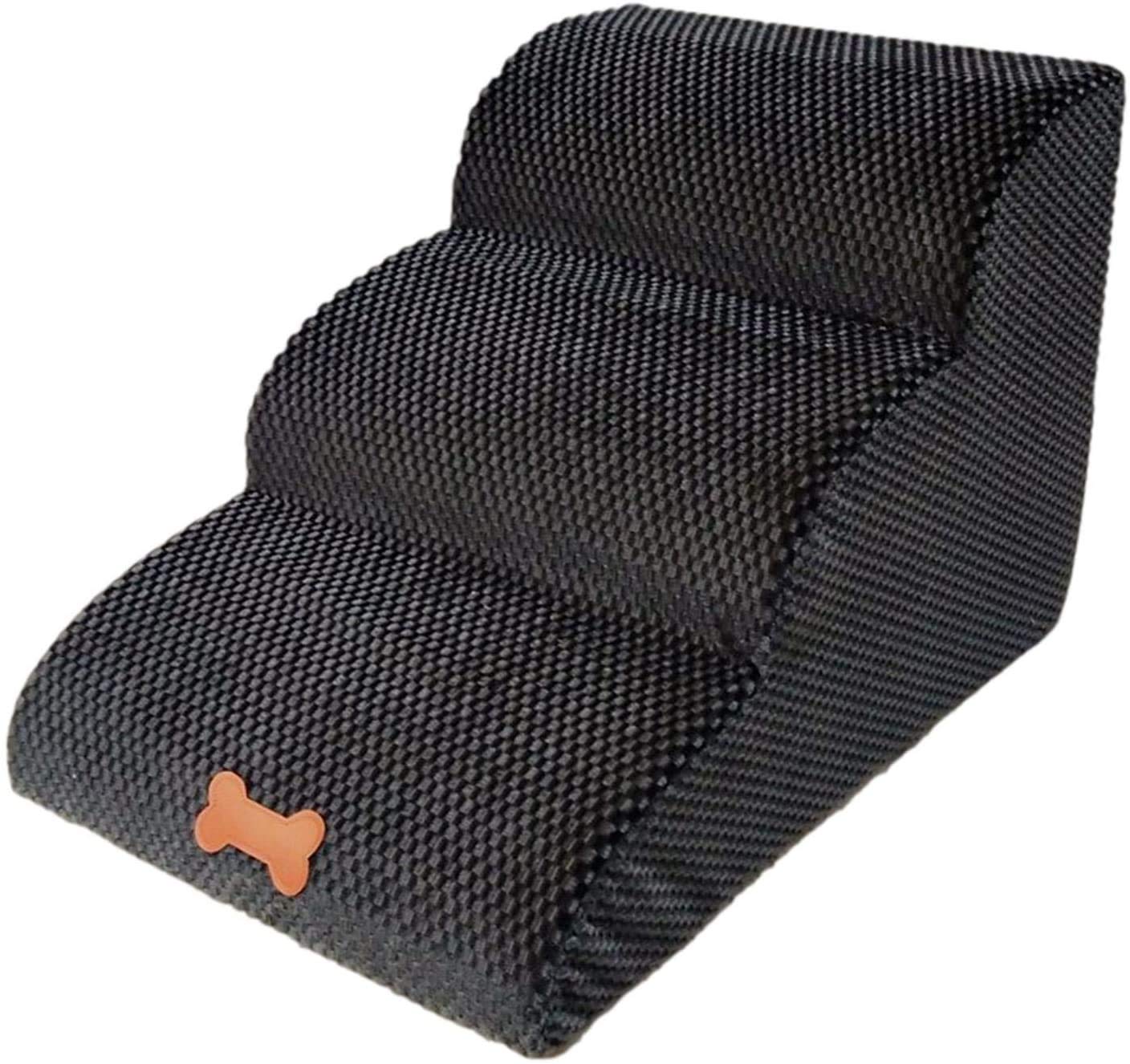 Canapé-lit pour chien accessible sans saut grâce à l'échelle 3 marches