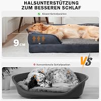 JOEJOY Ortopédikus kutyaágy XXL 122x89 cm memóriahabos nagy kutyáknak 2