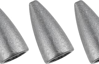 Dr.Fish Bullet Lead Sinkers Texas Carolina Bass Worm Fishing Weights | 1/16oz-2oz Bullet Lead Weights for Texas Carolina Punching Flipping Freshwater Bass Fishing Sinkers