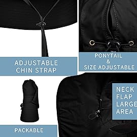 Sun Hat for Men Women with Neck Flap,UPF 50+ UV Protective Hiking Fishing Hats,Wide Brim Sun Hat for Women&Men 