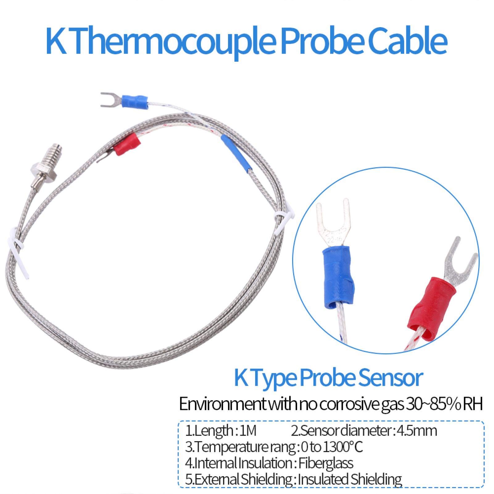 Régulateur de température PID REX-C100, alarme 0 ~ 1300 Kits de contrôleur de température PID à LED numérique REX-C100 AC110V-240V