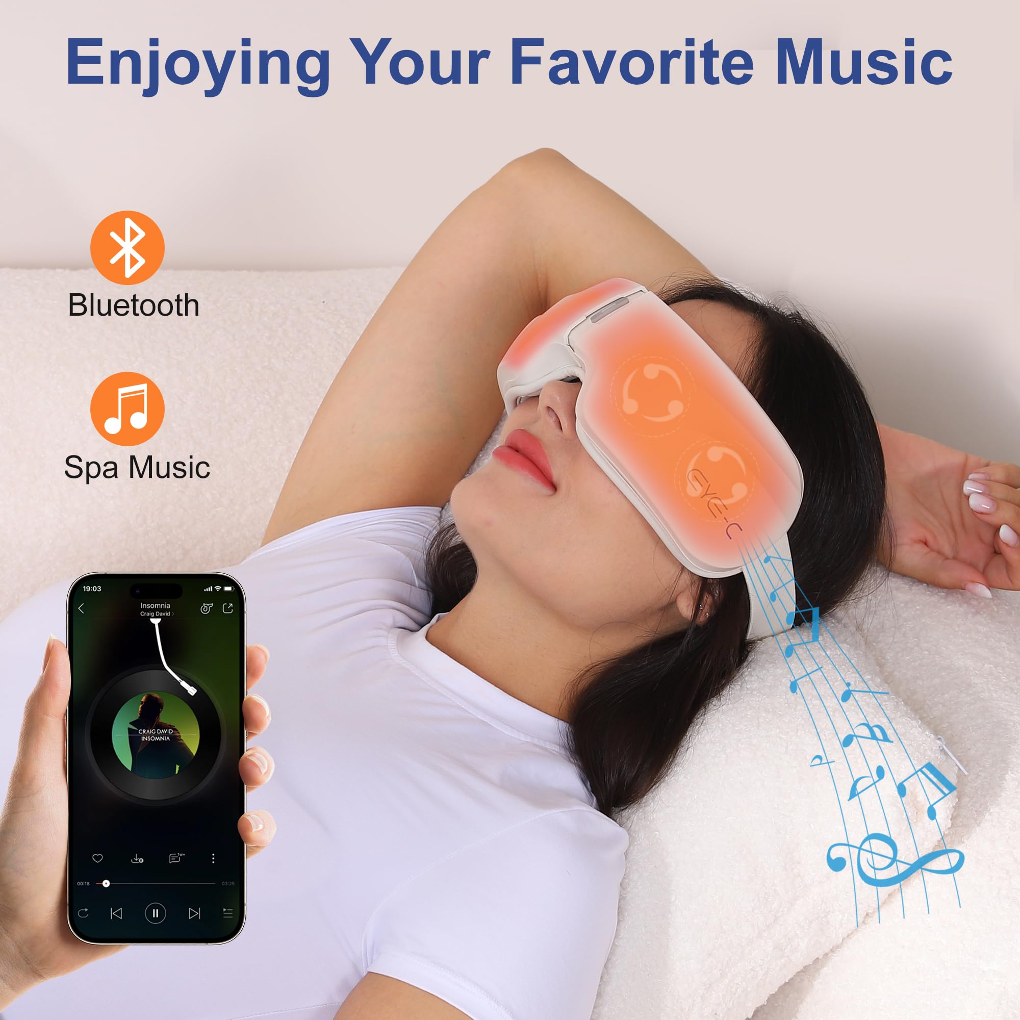 Amazon.com: REATHLETE Eye-C Rechargeable Eye Massager with Heat