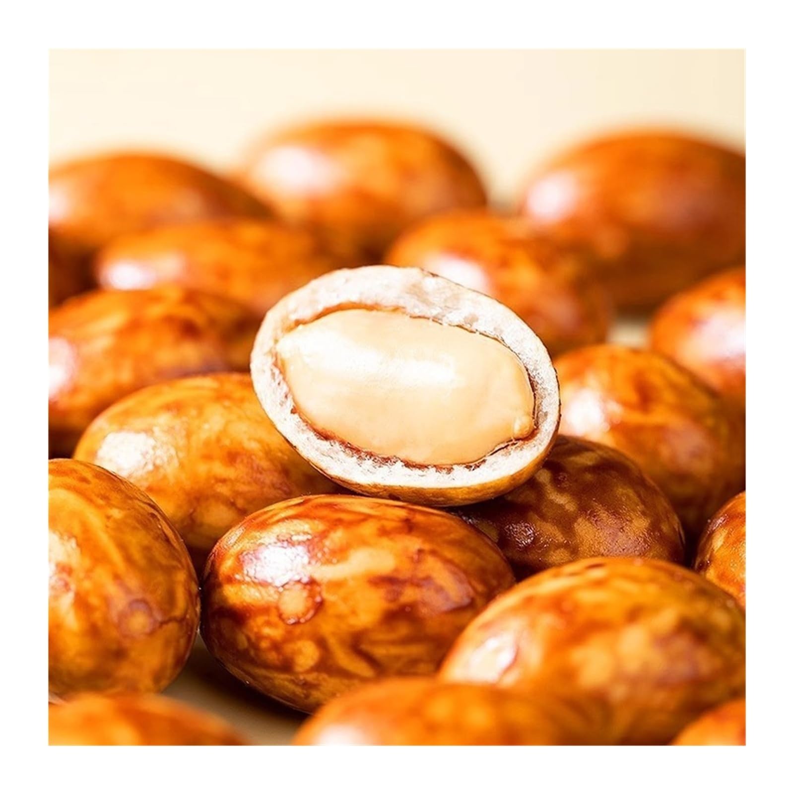 Pelle di pesce saporita vecchio stile con arachidi, 500 g, più croccante e più aromatica, perfettamente tostata for soddisfare le tue voglie