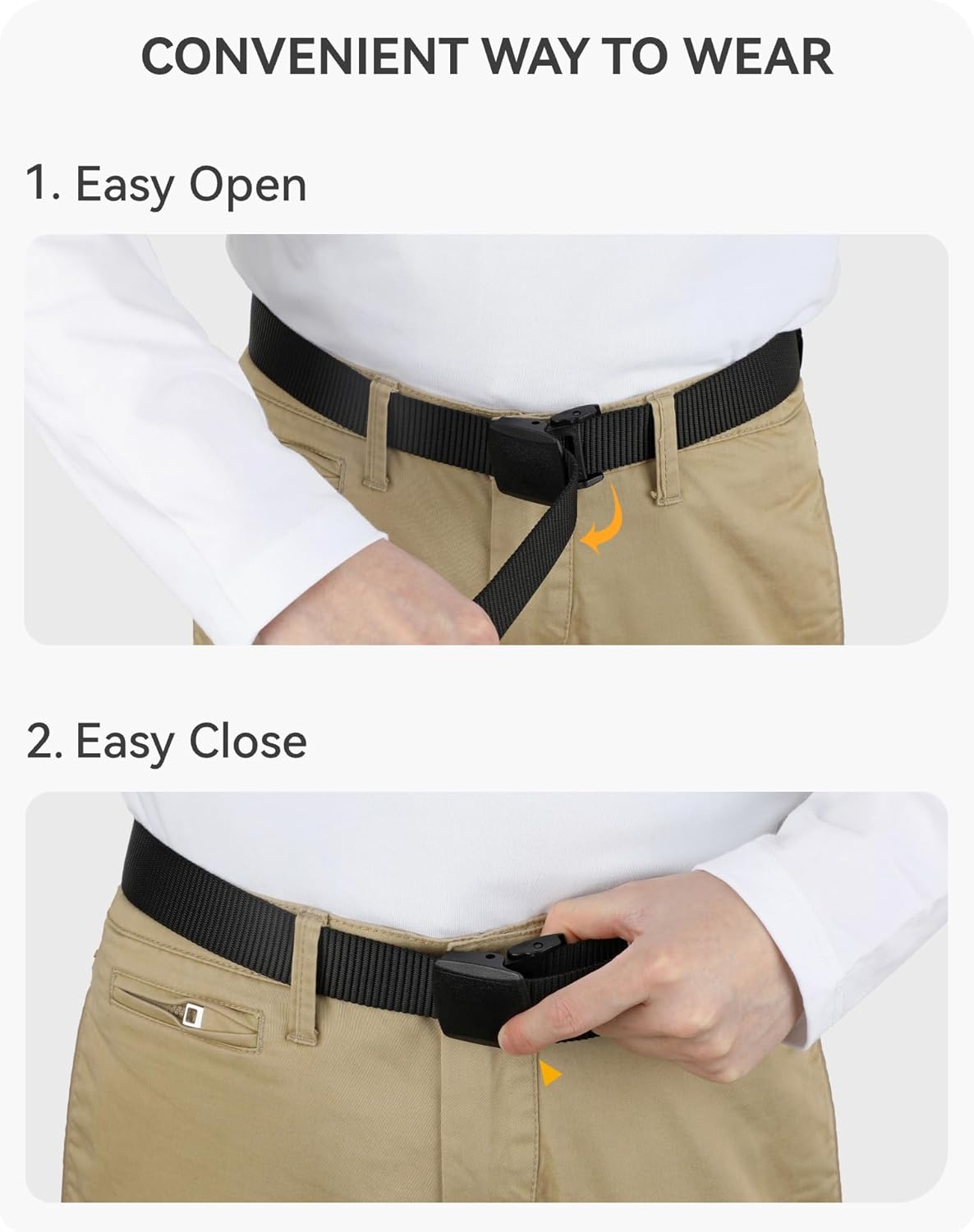 CHAOREN Baseball Boys Belt, 1.25" Nylon Kids Tactical Belt, Adjustable for Golf And Softball - Image 5