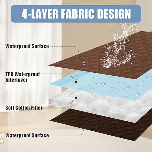 Miniatura 3 de Smiry - Cobija protectora, impermeable, reversible, lavable y suave para sofás, muebles y camas para mascotas, cachorros, gatos y niños (de 30 x 70