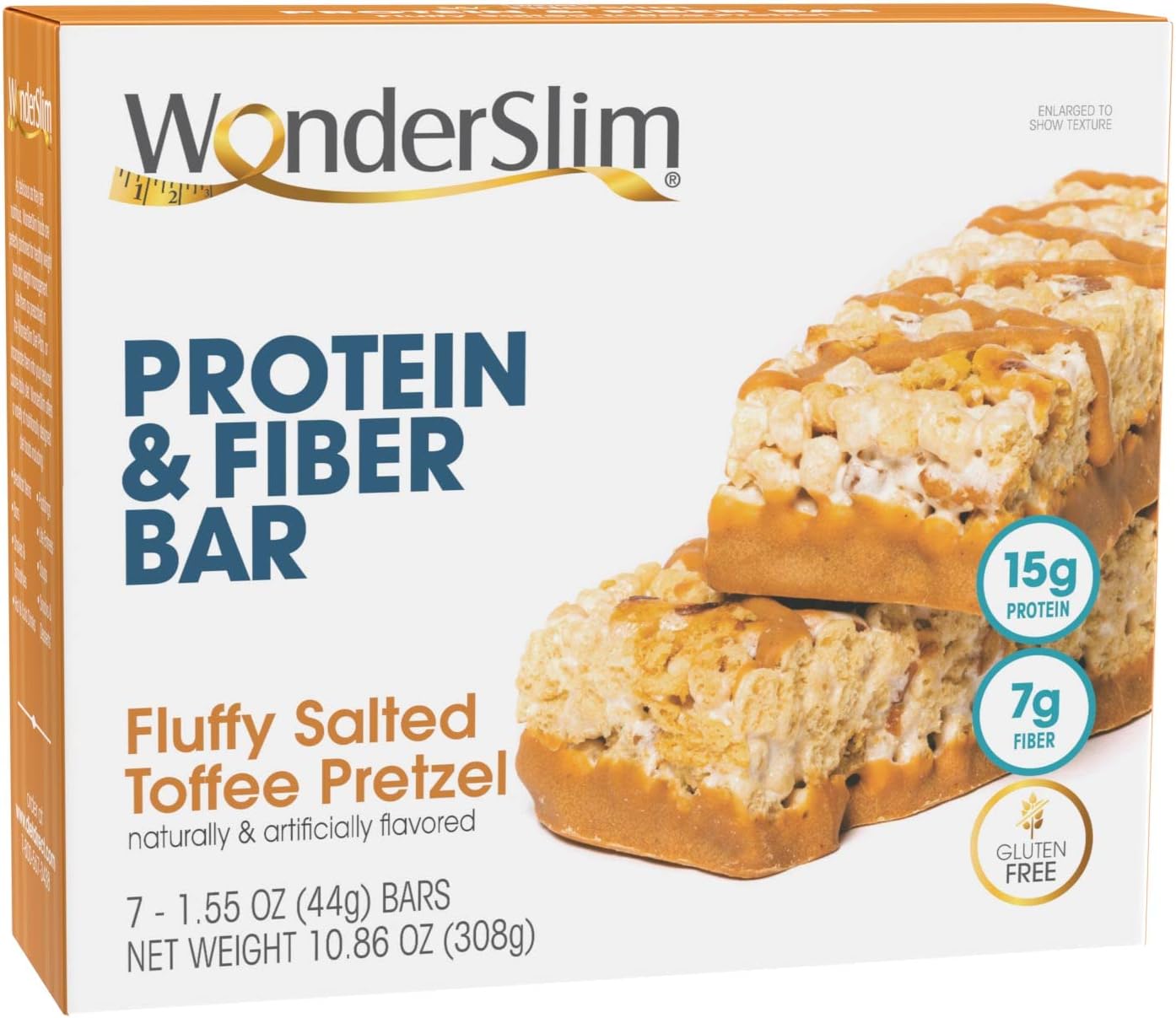 WonderSlim Salted Toffee Pretzel Protein and Fiber Bar