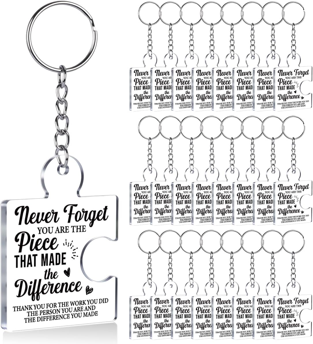 Team Appreciation Gifts Bulk for Coworkers Employee Staff Keychains