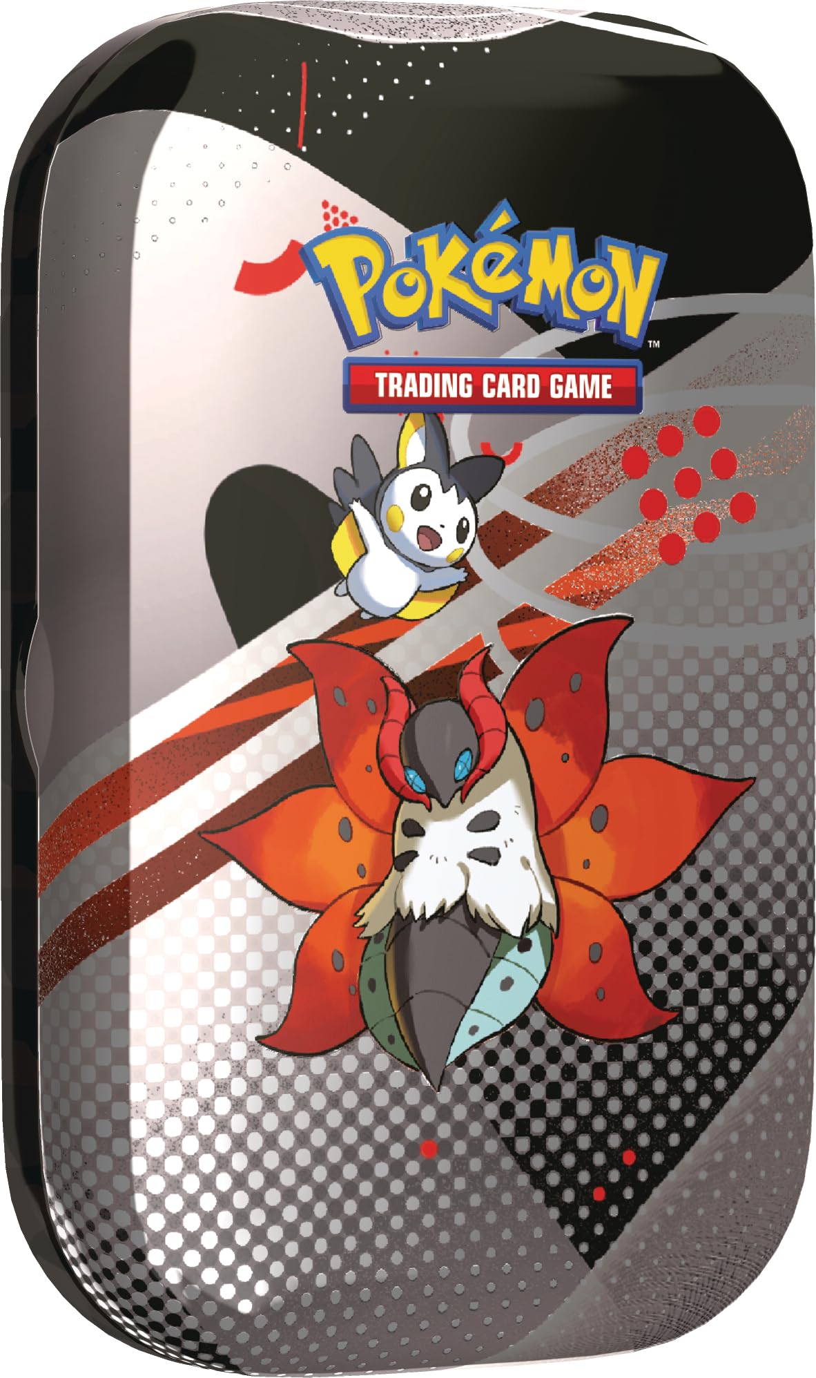 Pokémon-Sammelkartenspiel: Mini-Tin-Box Einall – Ramoth & Emolga (2 Boosterpacks & 1 Stickerkarte)