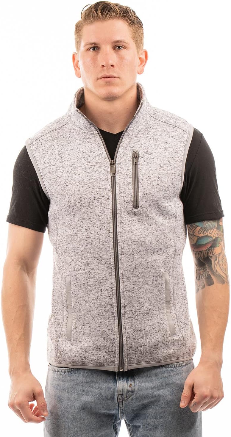 Burnside Sweater Vest HthrGrey XL Heather Gray