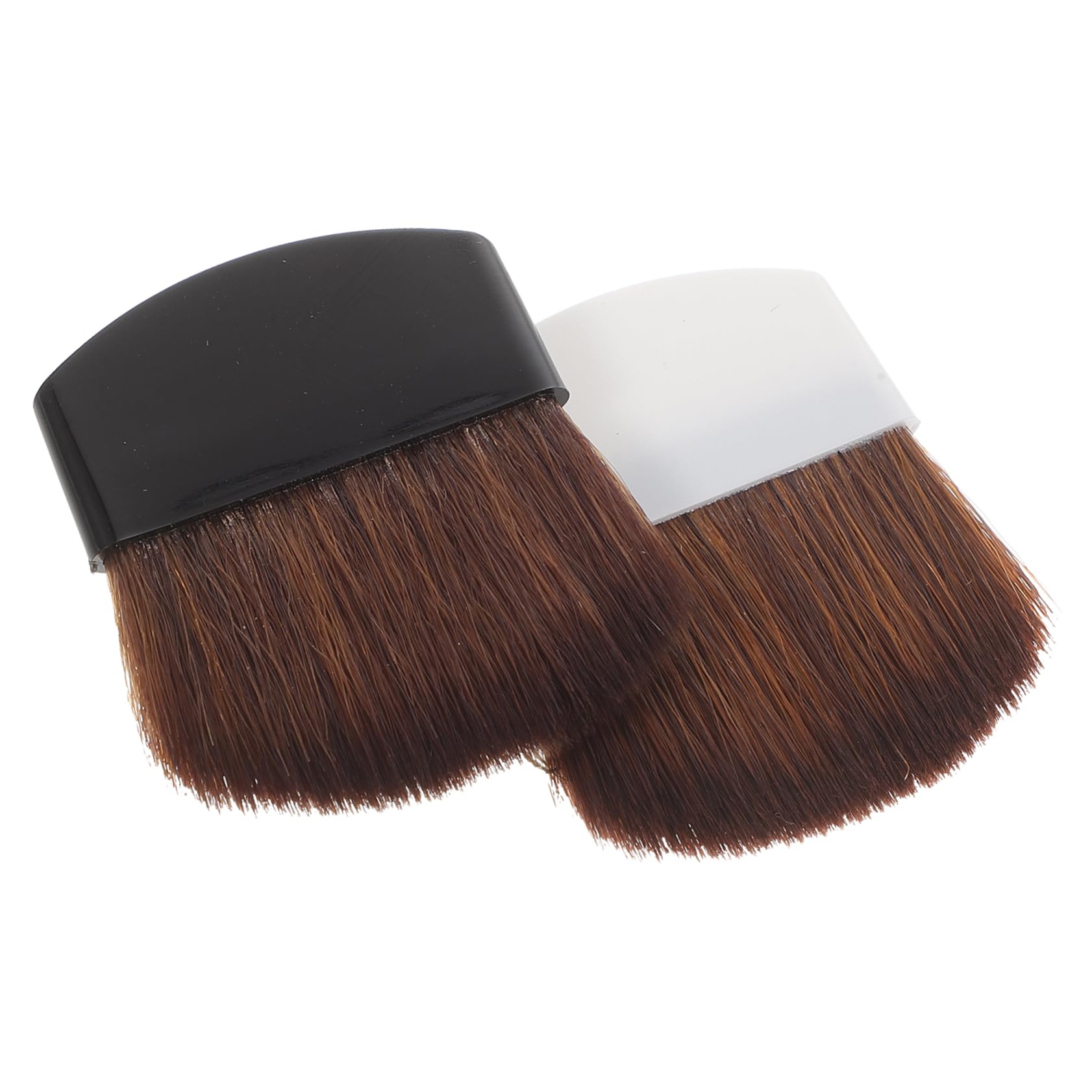 Pinceau à Blush Portable Professionnel, Dense, Doux, Lot de 2 Pièces