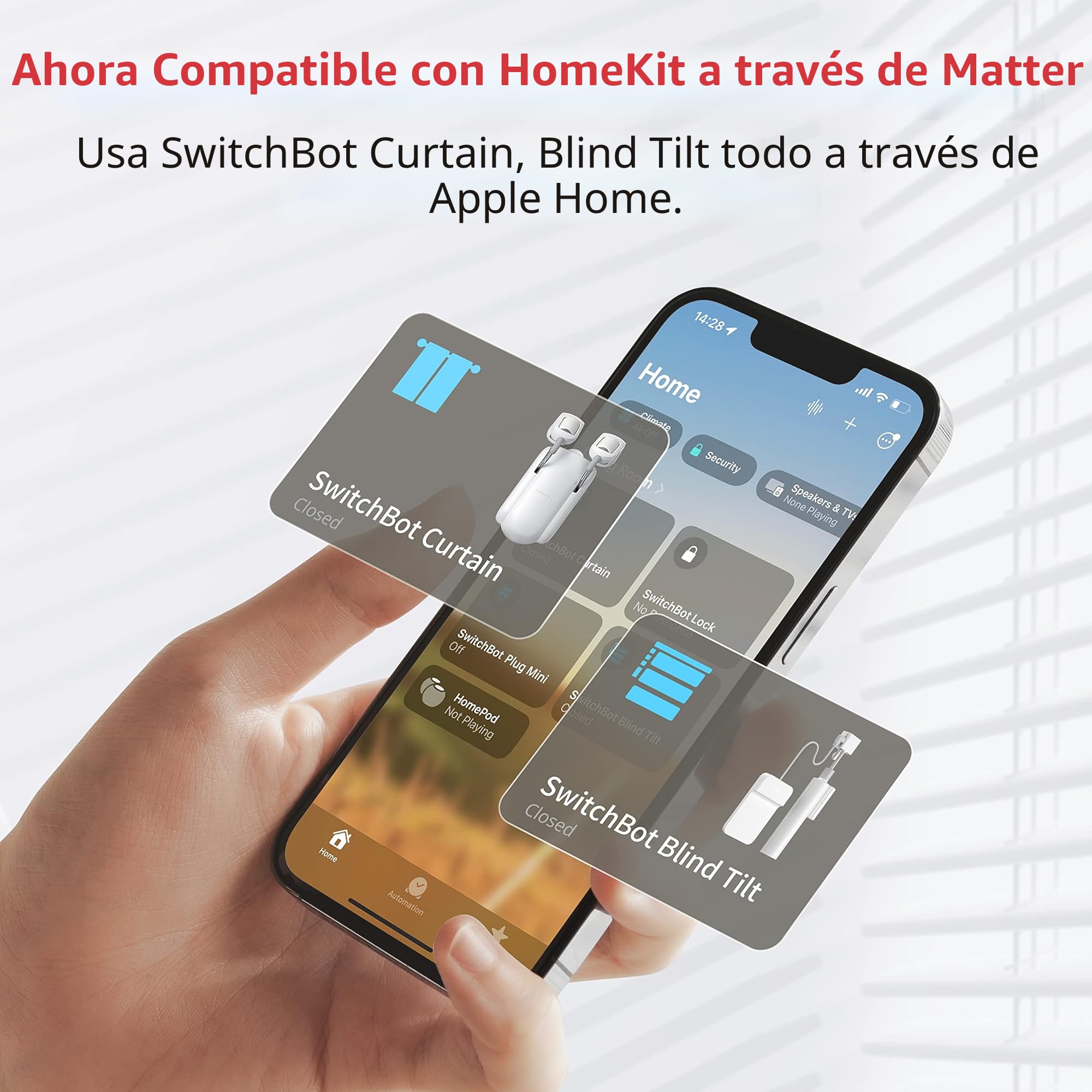 SwitchBot Hub 2, termómetro higrómetro WiFi, mando a distancia IR, mando a distancia inteligente y sensor de luz, conecta SwitchBot a Wi-Fi (2,4 GHz), compatible con Alexa&Google Assistant