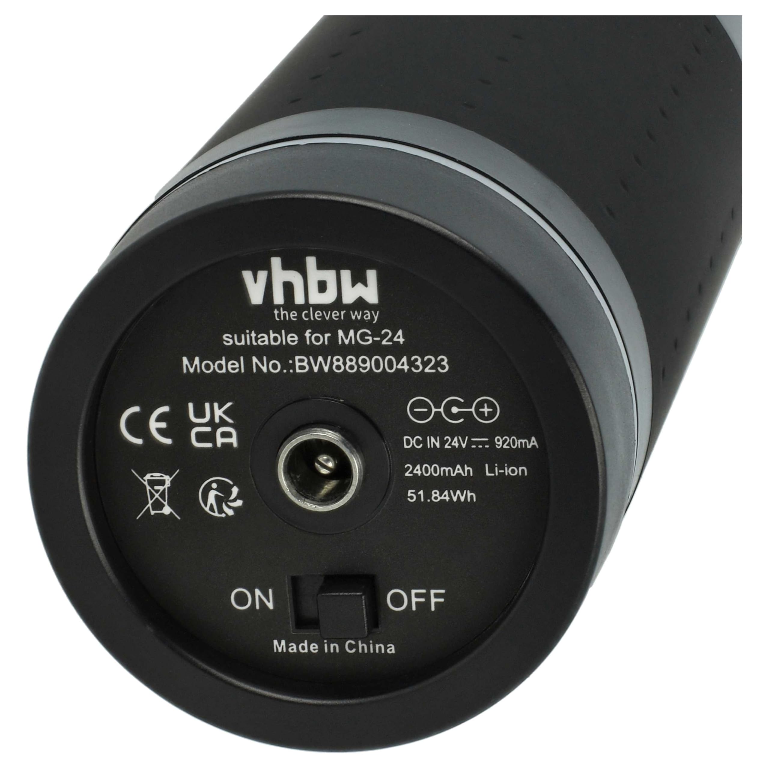 vhbw 2 szt. Zestaw do ładowania zastępuje Hyperice Hypervolt 42000 038-00 do masażu, pistolet do masażu - bateria, ładowarka