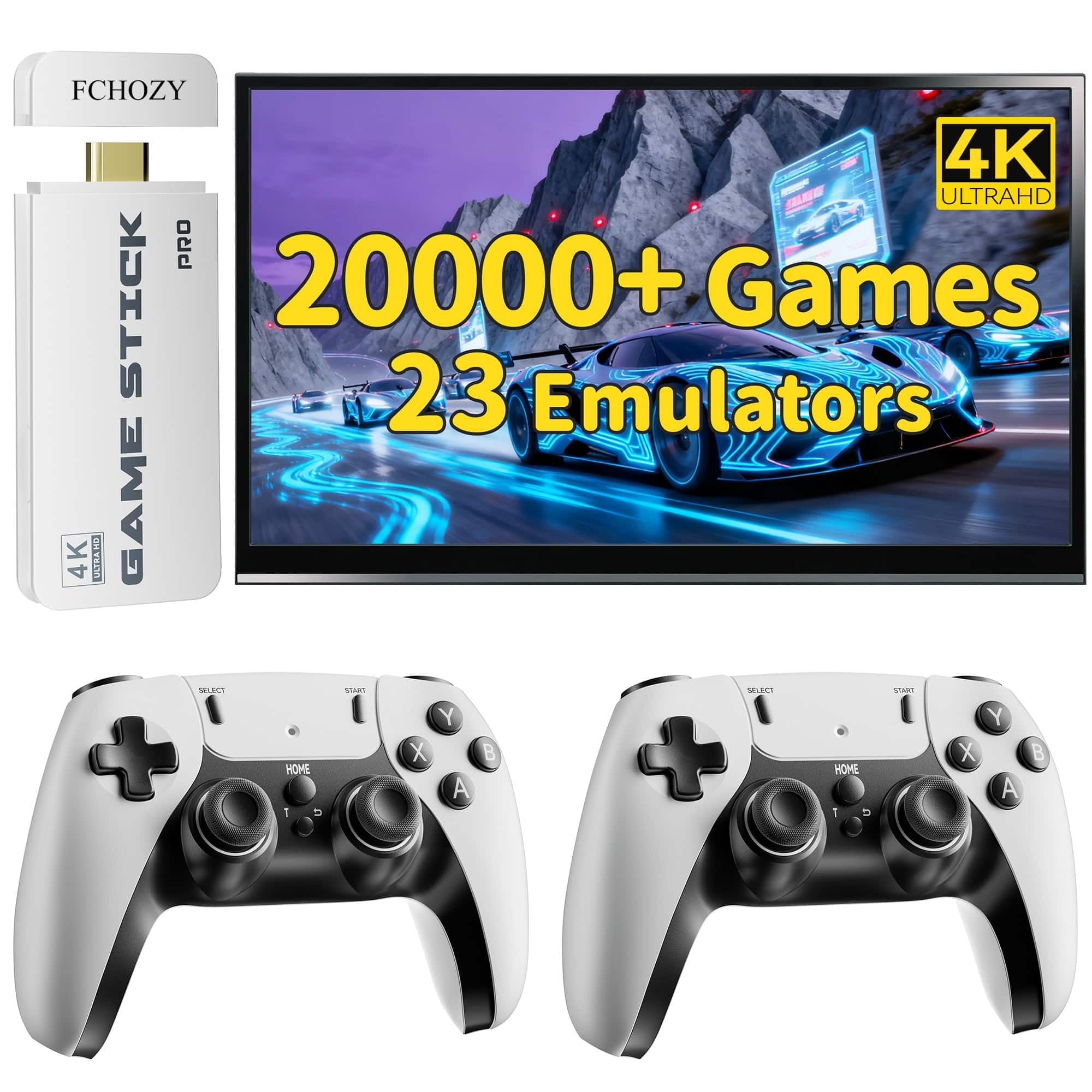 2026 Retro Gaming Console, 20K+ Classic Games, 23 Emulators, 4K