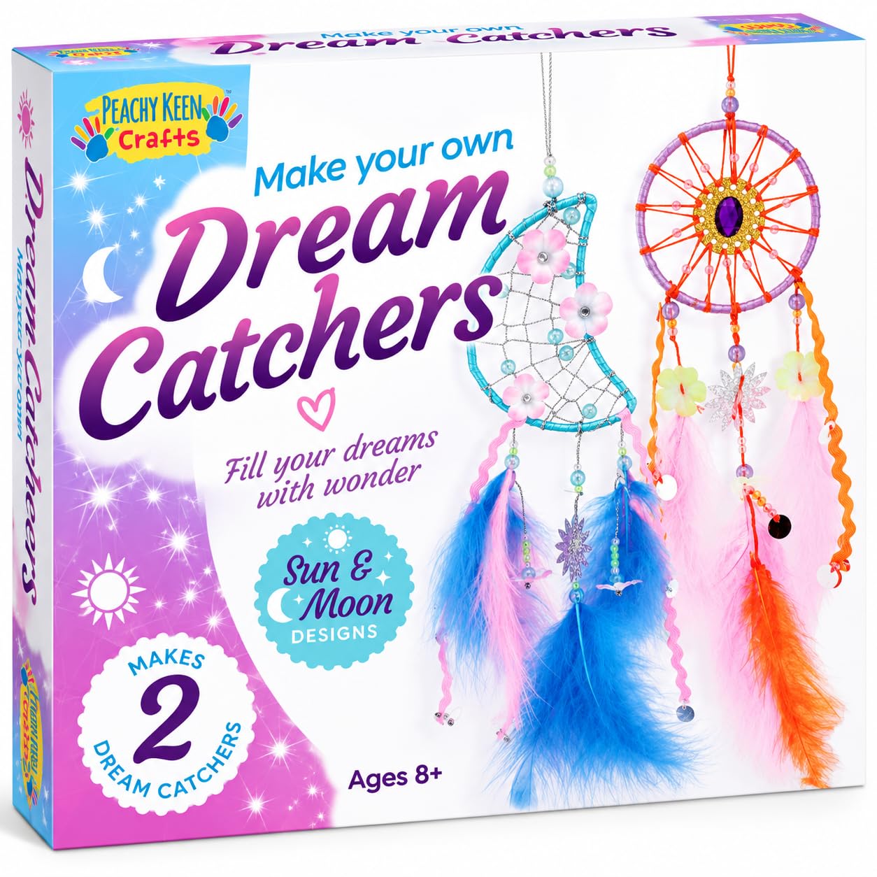 Amazon.com: Dreamcatcher Kit, Makes 2 Dream Catchers, Craft Kit