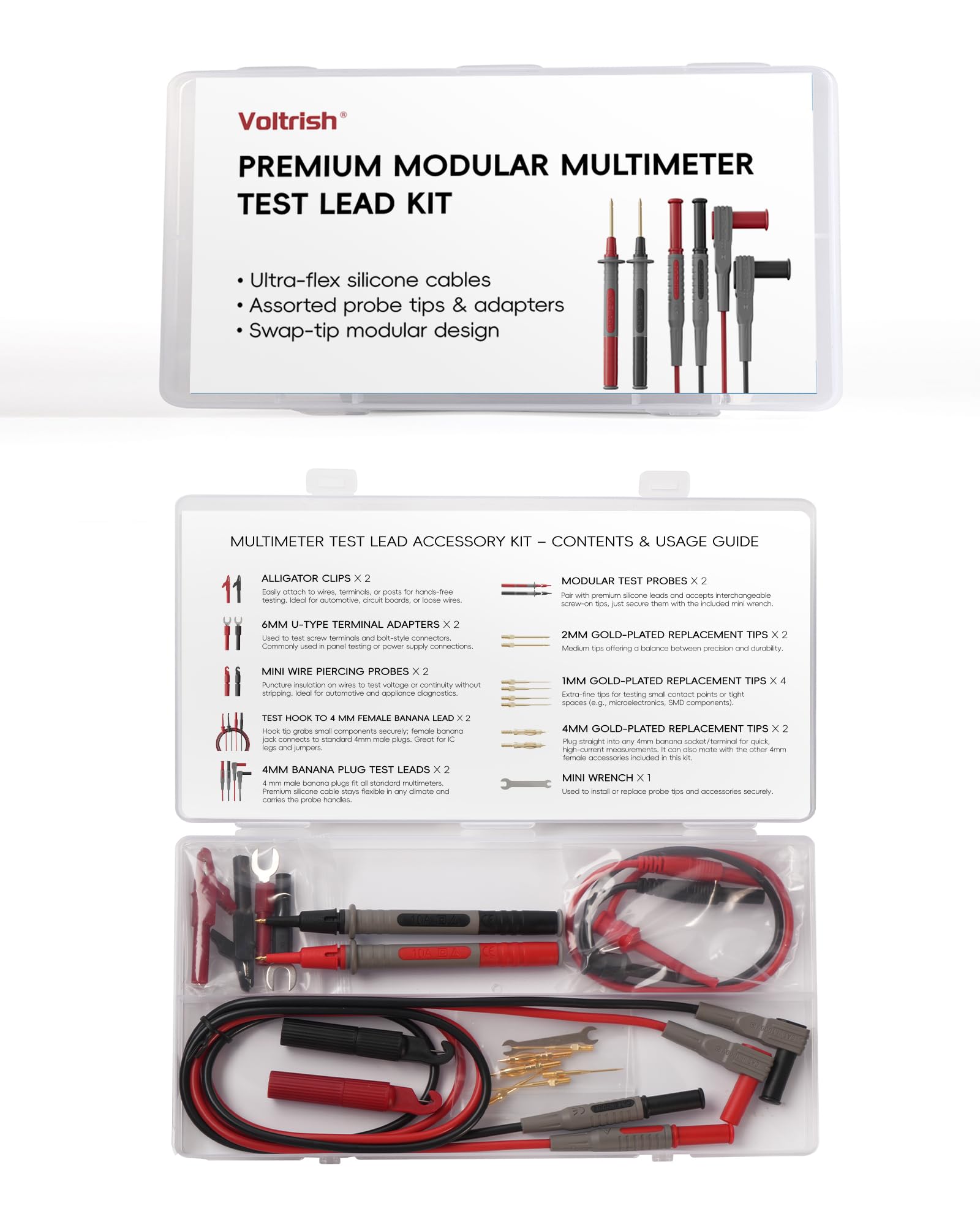 25-Piece Silicone Multimeter Test Leads, Automotive Back Probe Kit — Amazon image 9