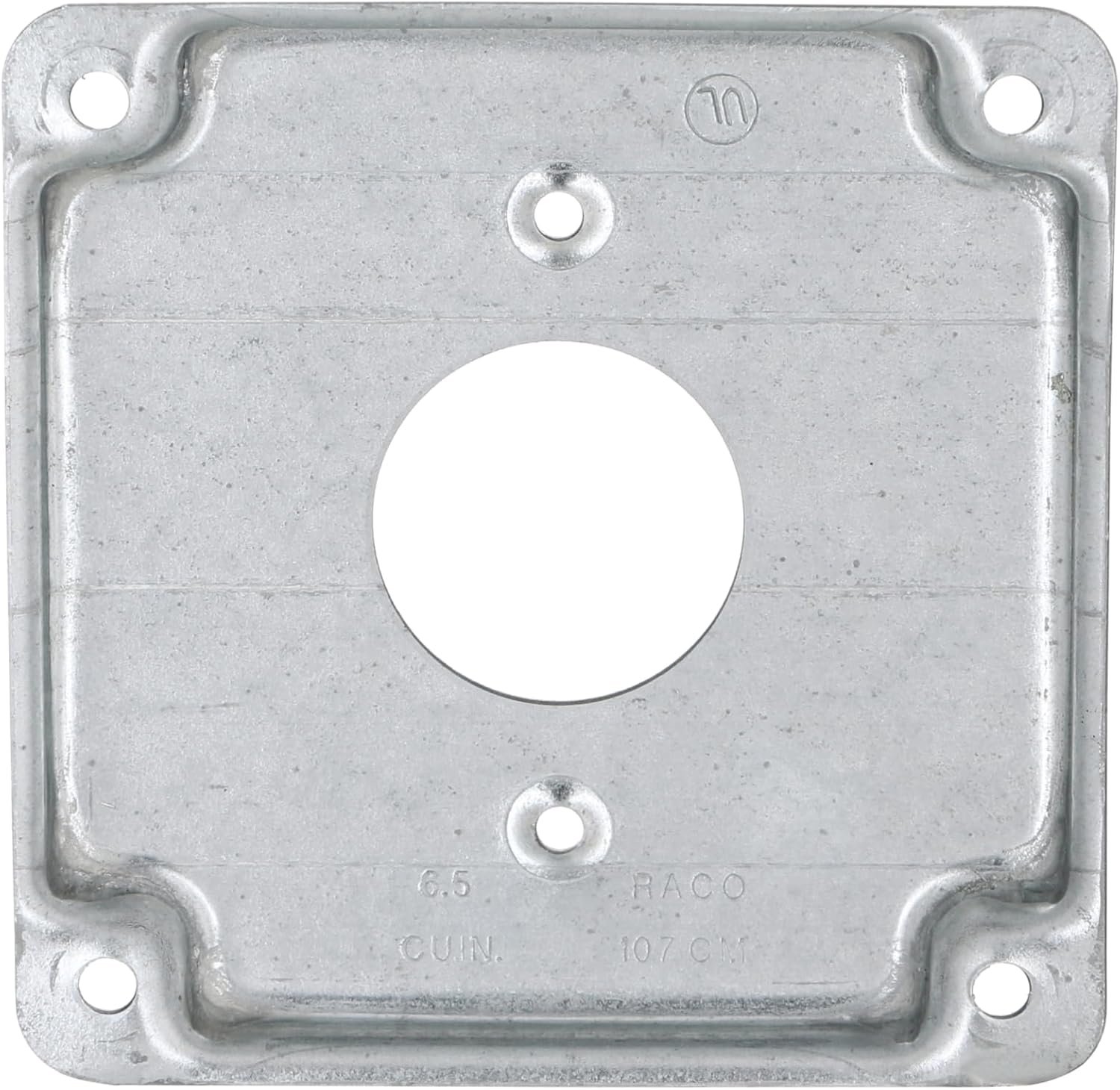 Hubbell-Raco 801C 1 Receptacle 1.406-Inch Diameter 4-Inch Square Exposed Work Cover