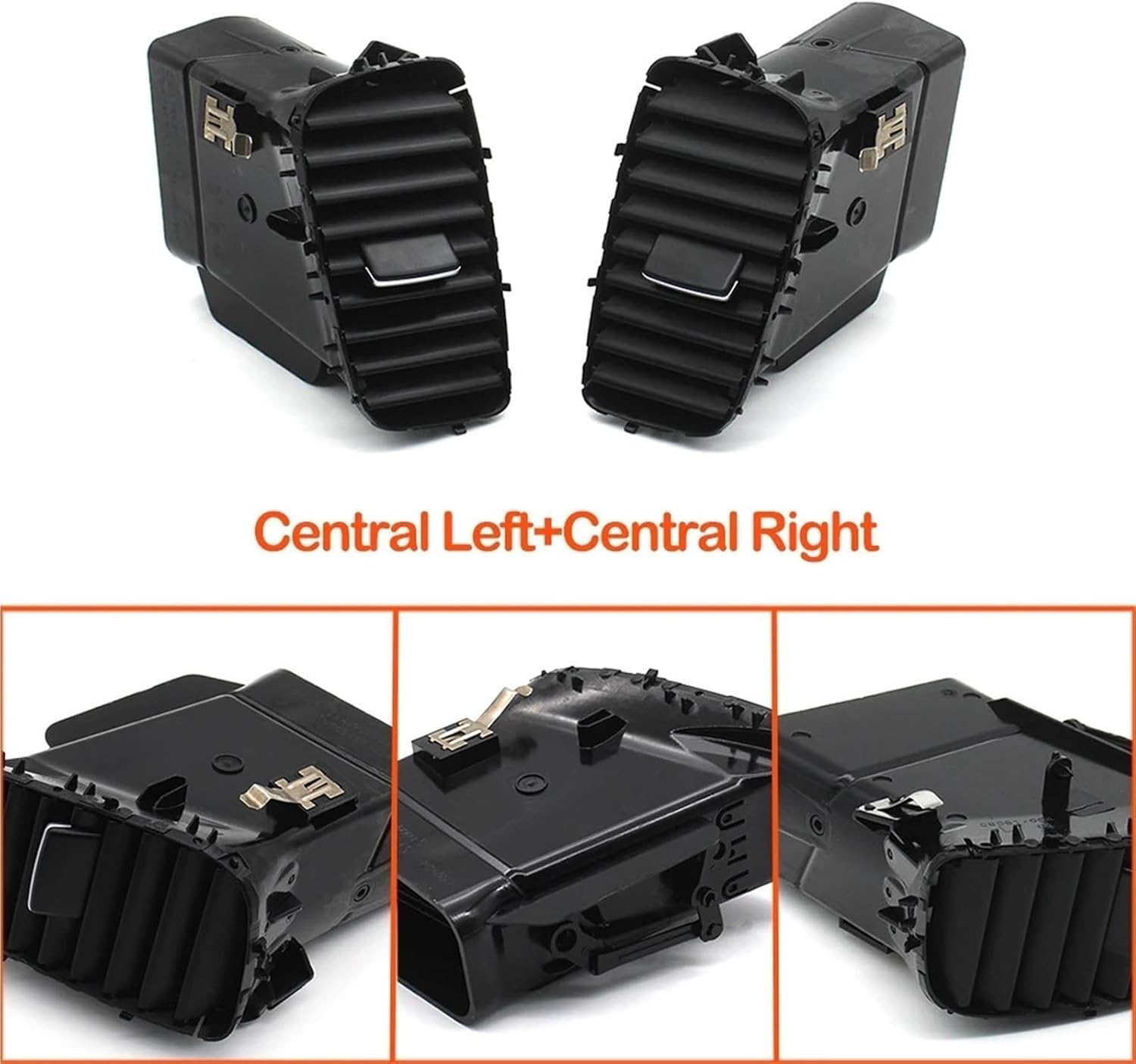 Dashboard Central Conditioner Air Vent Grille Complete Assembly, Compatible For Mercedes GLE GLS Class W166 W292 2015-2019(Central-Left)